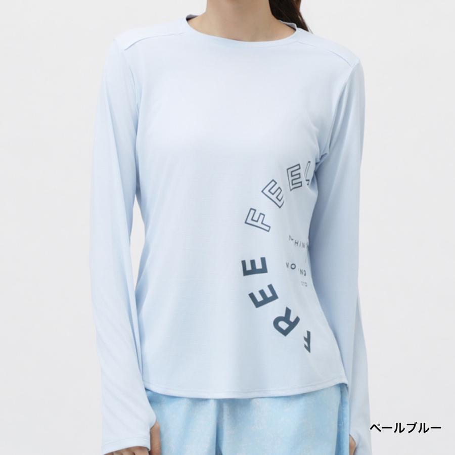 TIGORA（ティゴラ） レディス 陸上/ランニング 長袖Tシャツ サイドロゴ