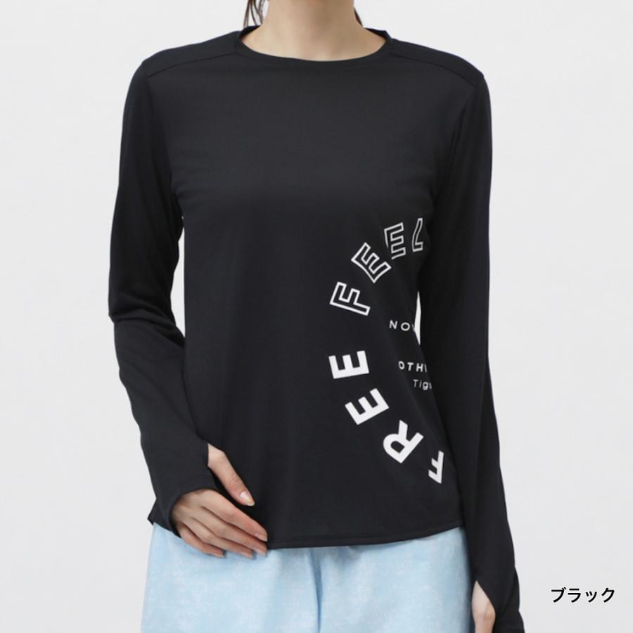 TIGORA（ティゴラ） レディス 陸上/ランニング 長袖Tシャツ サイドロゴ