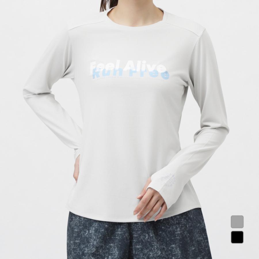 TIGORA（ティゴラ） レディス 陸上/ランニング 長袖Tシャツ フロント