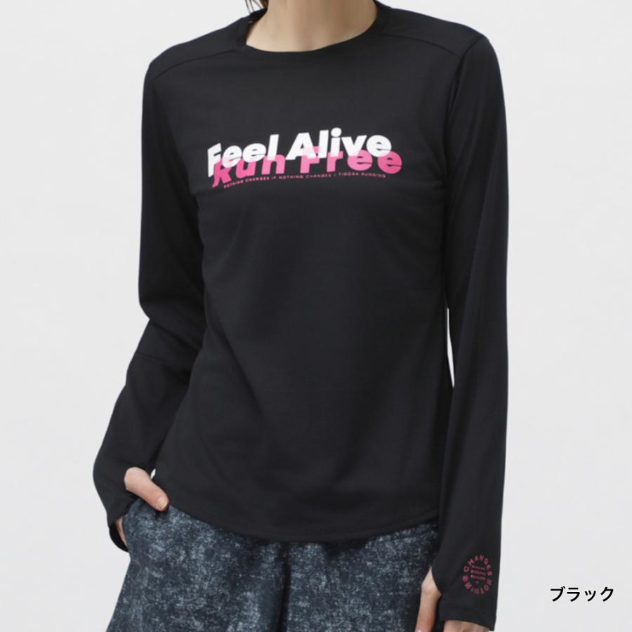 TIGORA（ティゴラ） レディス 陸上/ランニング 長袖Tシャツ フロント