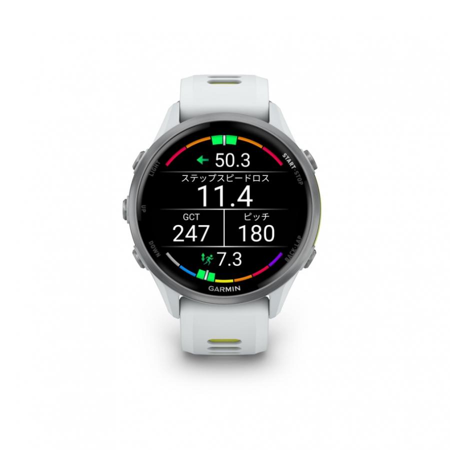 GARMIN FORERUNNER 970 WHITE ガーミン 970 GARMIN（ガーミン） Forerunner 970 White / Amp Yellow フォア