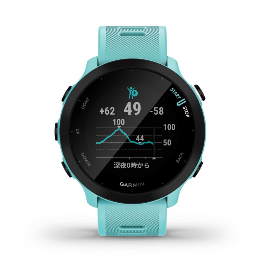 GARMIN GPSランニングウォッチ FOREATHLETE 55 アクア GARMIN（ガーミン） ForeAthlete 55 Aqua フォアアスリート 55
