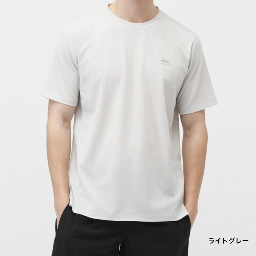 TIGORA（ティゴラ） メンズ 陸上/ランニング 半袖Tシャツ ジャガード