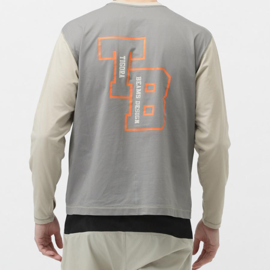 ティゴラバイビームスデザイン メンズ 陸上/ランニング 長袖Tシャツ