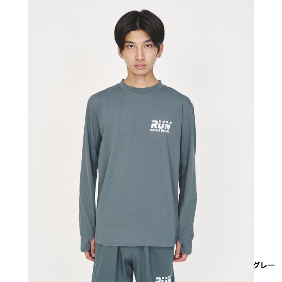 ティゴラバイビームスデザイン メンズ ランニングウェア 長袖Tシャツ