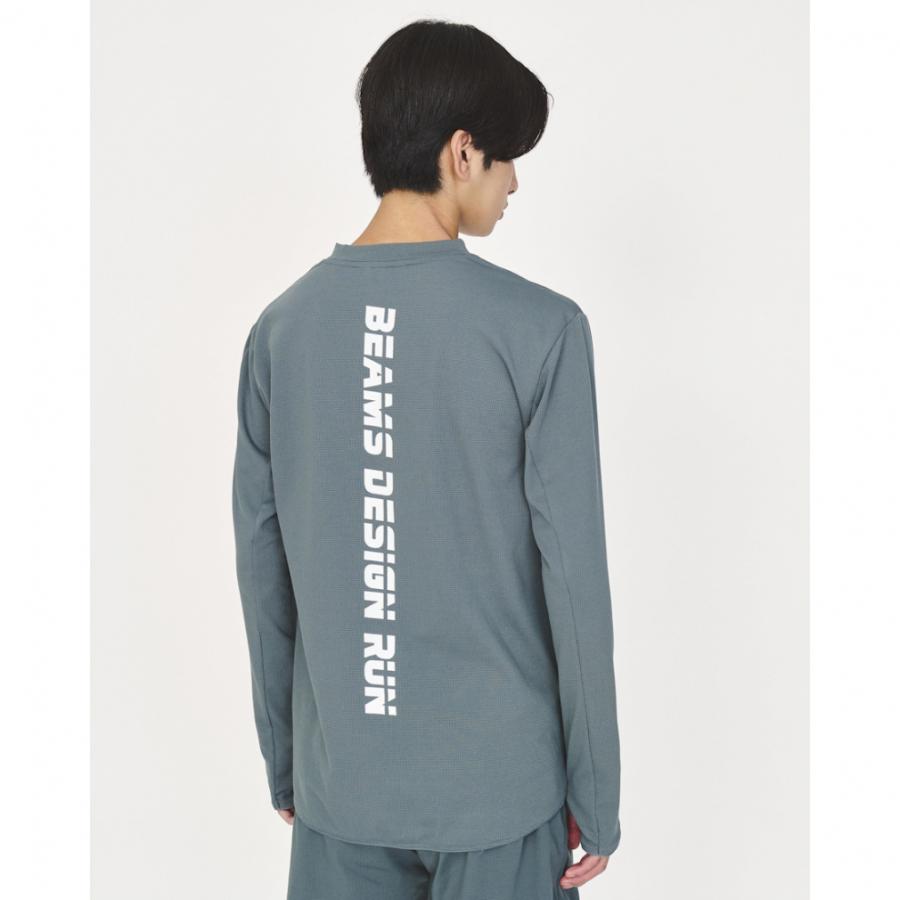 ティゴラバイビームスデザイン メンズ ランニングウェア 長袖Tシャツ