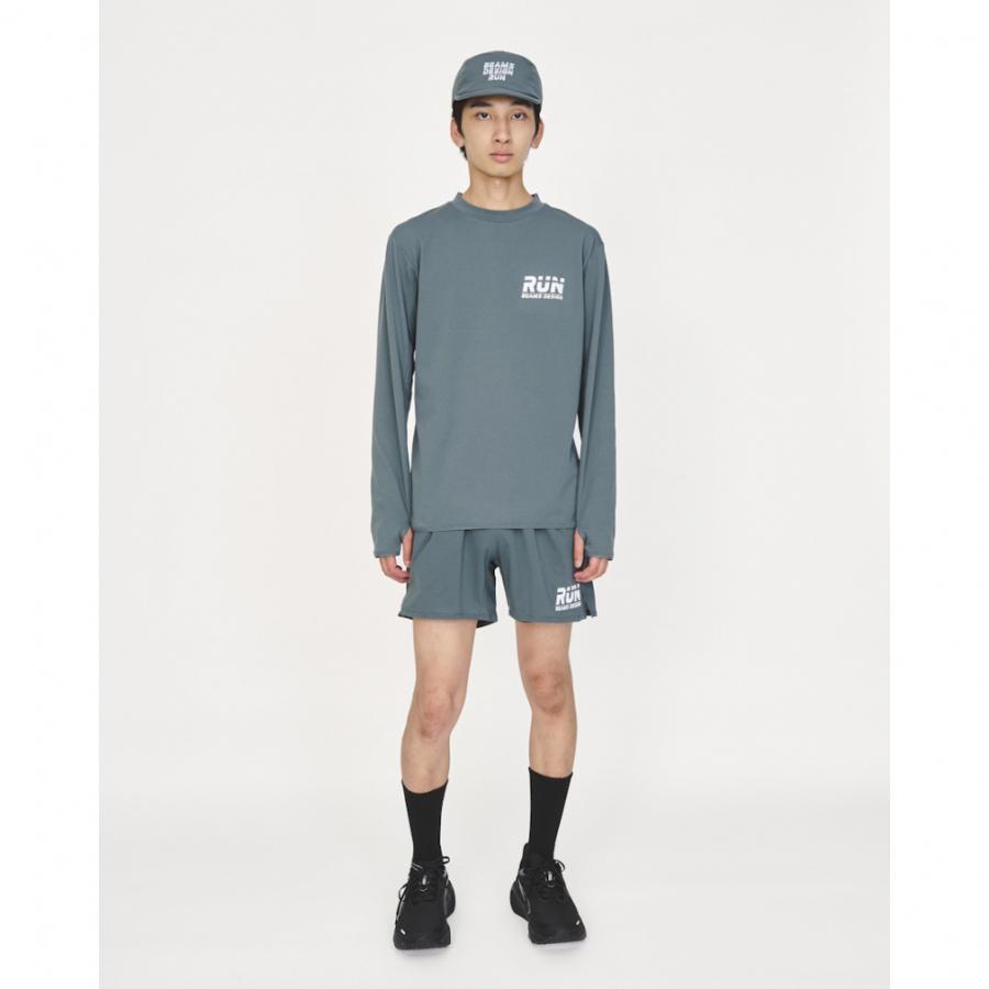 ティゴラバイビームスデザイン メンズ ランニングウェア 長袖Tシャツ