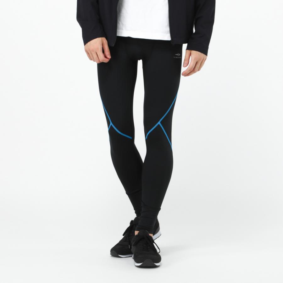 Tigora Athletics ティゴラ メンズ 陸上 ランニング ロングスパッツ Athletics ロングタイツ Tr 3r1041ls 8744 ブラック ブルー Tigora アルペングループヤフー店 通販 Yahoo ショッピング