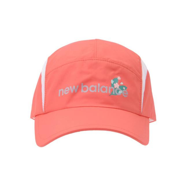 ニューバランス レディース 陸上 ランニング キャップ JACR1605 PPI 帽子 ピンク New Balance