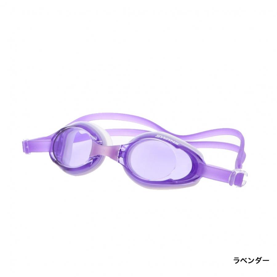 SWANS ゴーグル ホワイト/パープル 収納袋付き SWANS（スワンズ） 抗菌 防カビ ゴーグル SWRV-008N/KB 水泳 ゴーグル