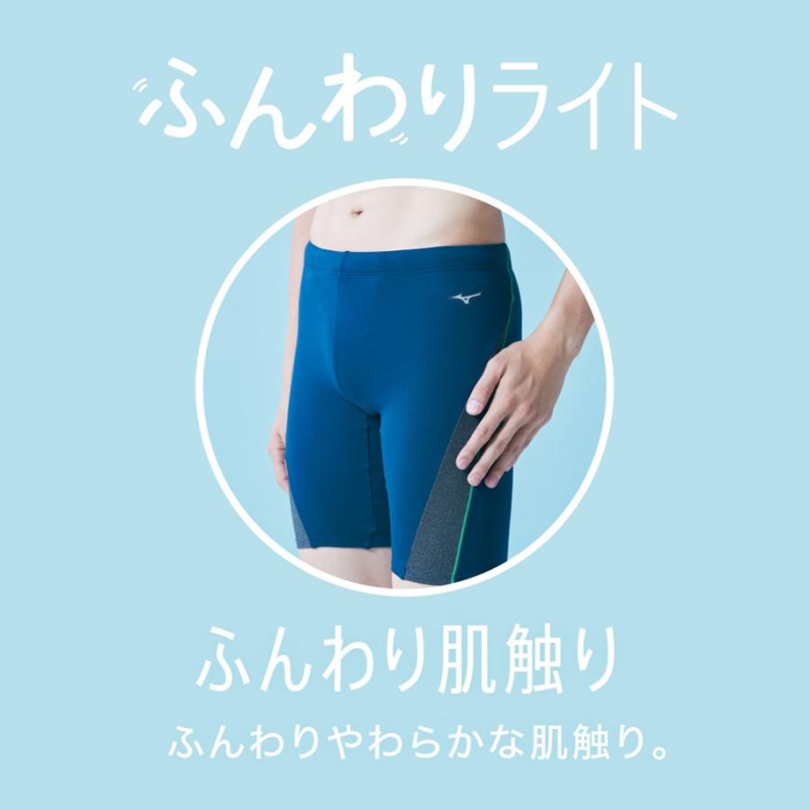 MIZUNO（ミズノ） メンズ 水泳 フィットネス水着 ふんわりライトハーフ