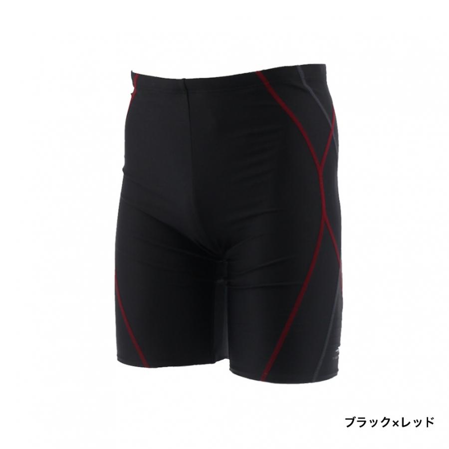 TIGORAスポーツ用水着 ブラック TIGORA（ティゴラ） メンズ 水泳 フィットネス水着セット スパッツ水着