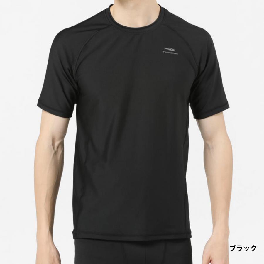 TIGORA（ティゴラ） メンズ ラッシュガード 半袖 吸水速乾 ストレッチ