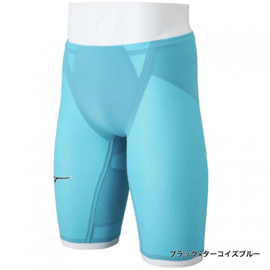 Mizuno 高速水着 GX SONIC6 CR ブラック/ターコイズ