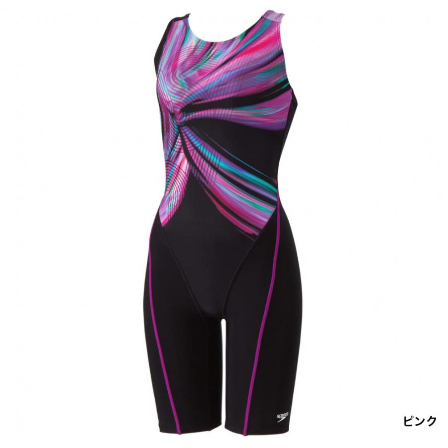 Speedo （スピード） 水泳 水着 ナヘレルースンニースキン / Nahele Loosen Kneeskin 【ピンク】 SFW12567 PN 水着レディース競泳用（非公認・ 水着 レディース 女性用 ブラック 桃 25FW {NP}S speedo（スピード） レディス 水泳 フィットネス水着 Obsidian Loosen