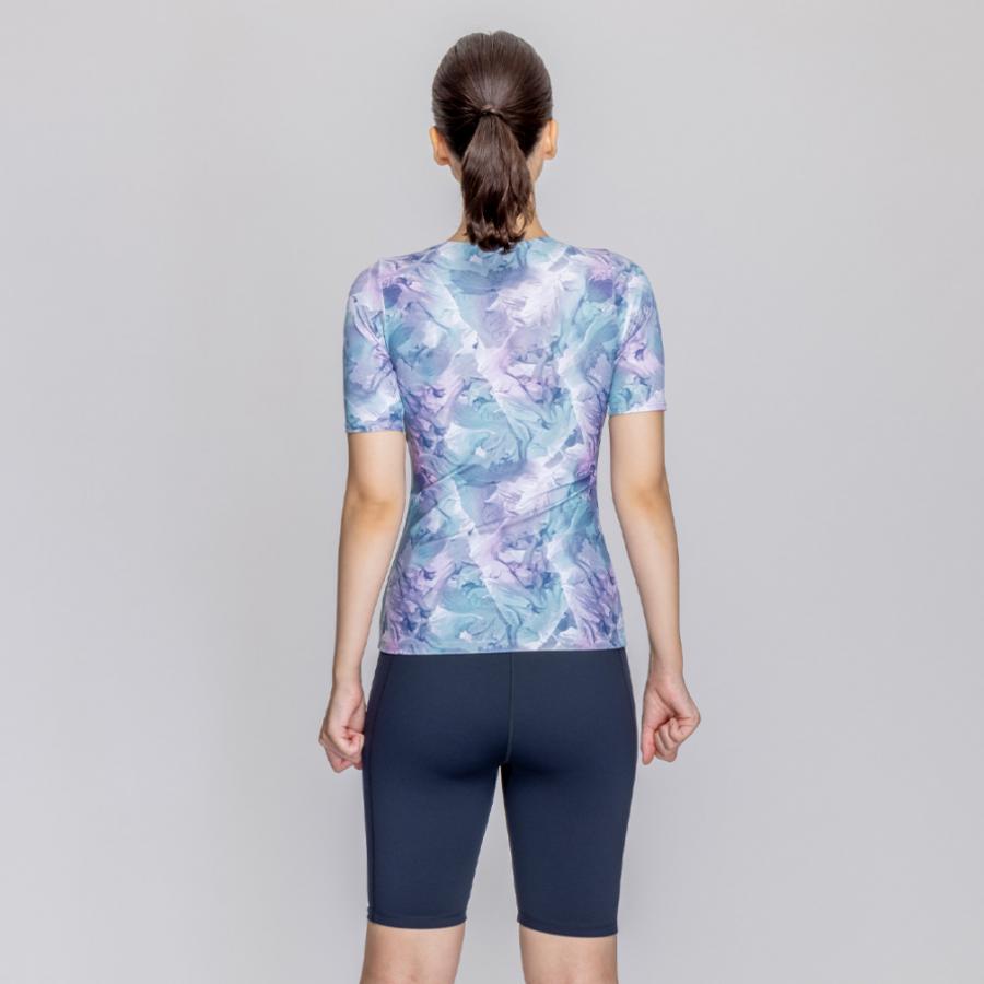 NIKE（ナイキ） レディス 水泳 フィットネス水着 SP25 総柄ジップ付き
