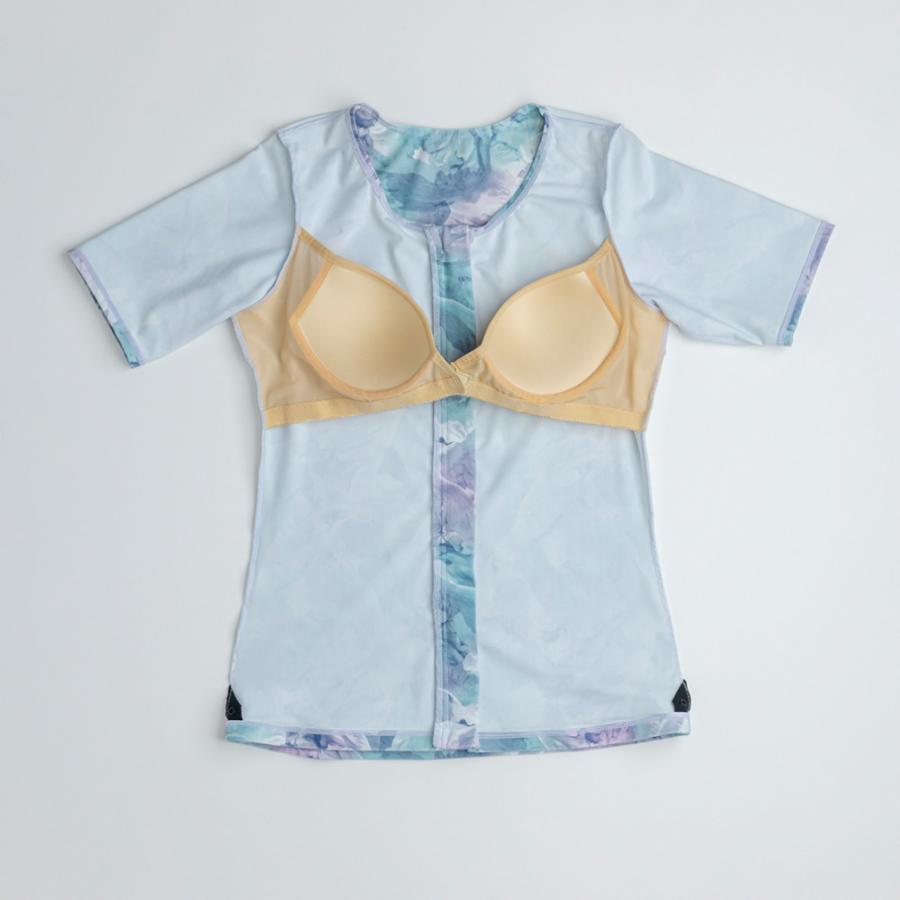 NIKE（ナイキ） レディス 水泳 フィットネス水着 SP25 総柄ジップ付き