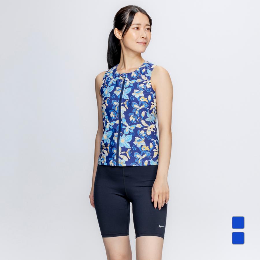 NIKE（ナイキ） レディス 水泳 フィットネス水着 SP26 プリント ジップ