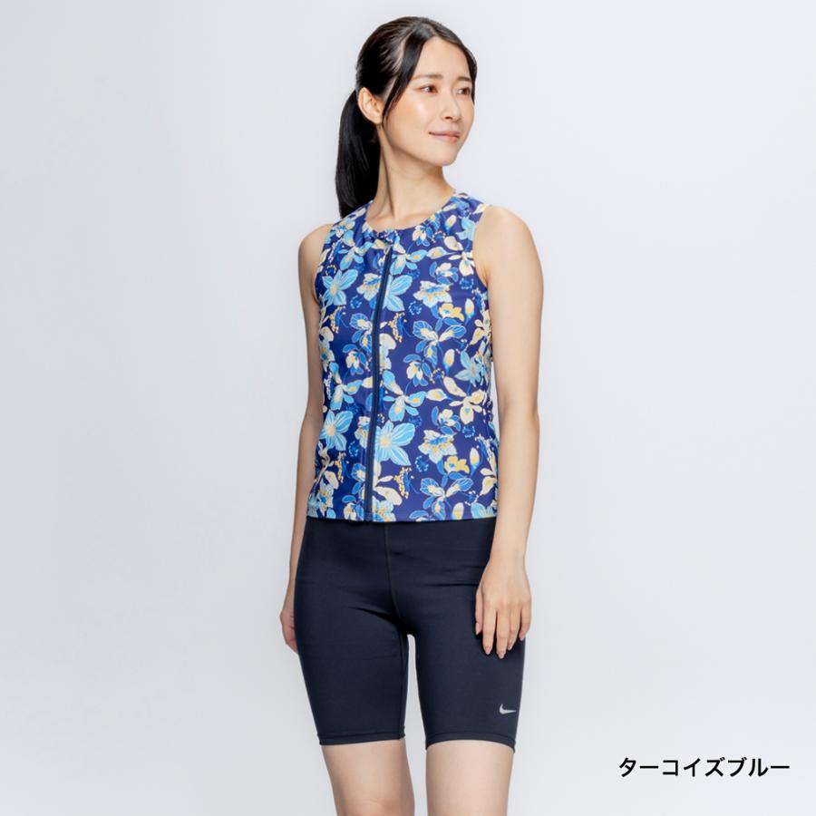 NIKE（ナイキ） レディス 水泳 フィットネス水着 SP26 プリント ジップ