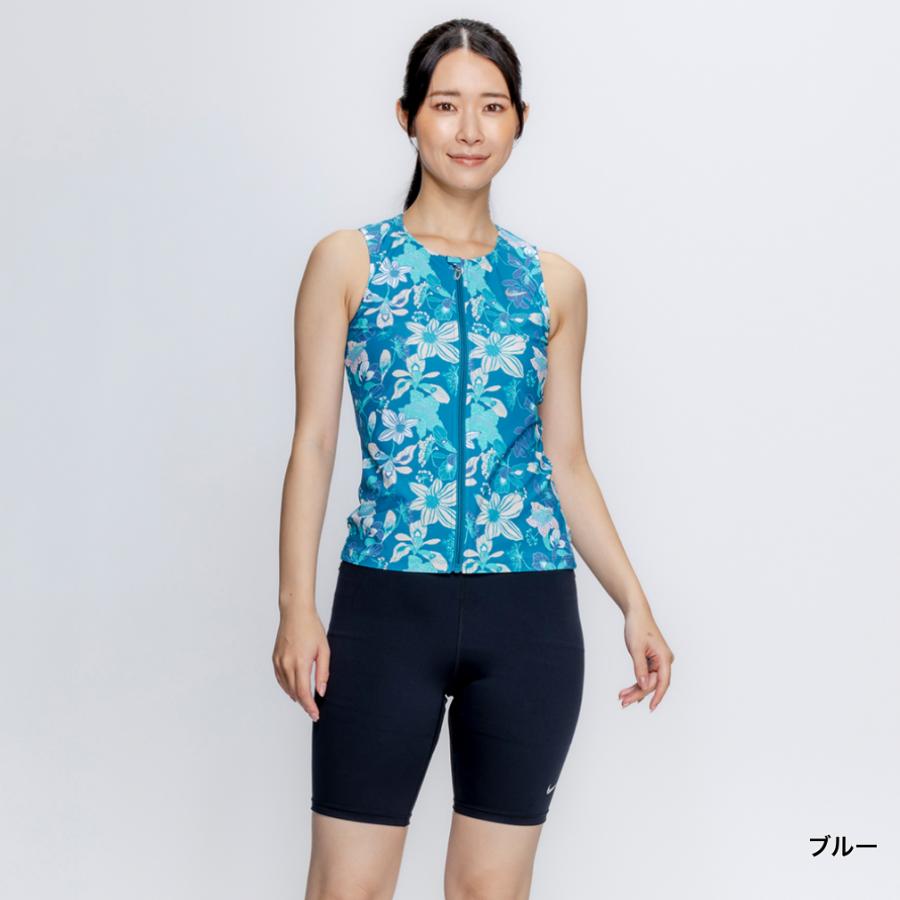 NIKE（ナイキ） レディス 水泳 フィットネス水着 SP26 プリント ジップ