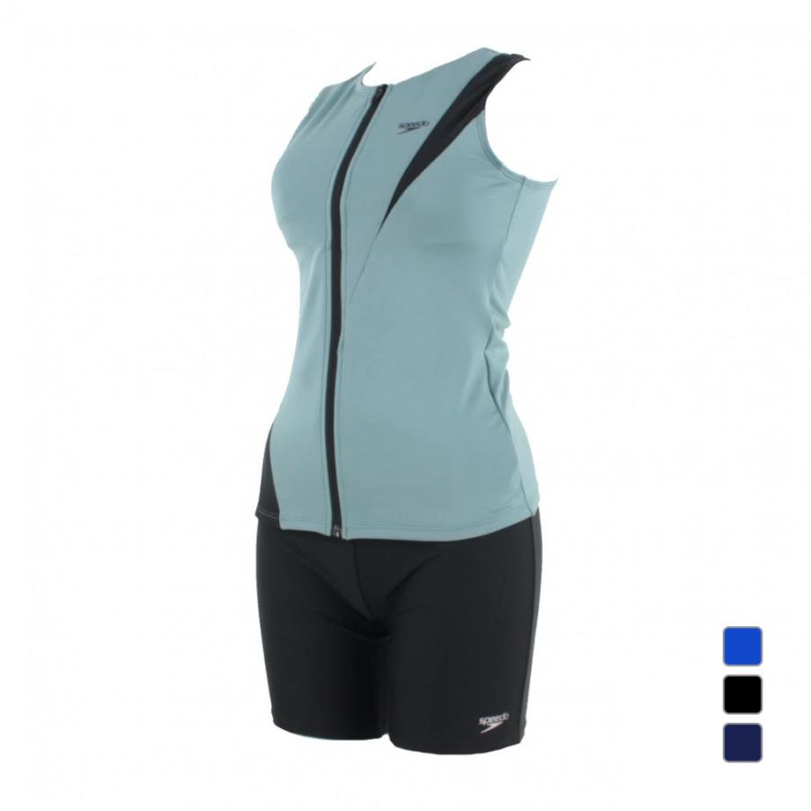 speedo（スピード） レディス 水泳 フィットネス水着 Diagona Zip Pro