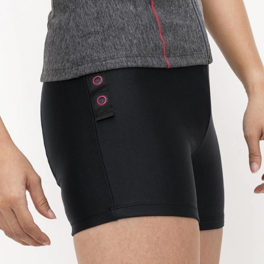 アリーナ レディス 水泳 フィットネス水着 大きめカラースナップ