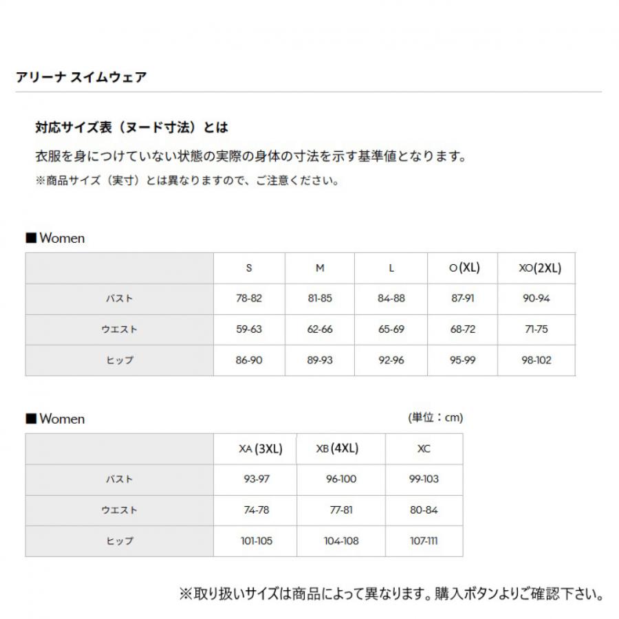 アリーナ（arena） レディス 水泳 フィットネス水着 すらっとセパ