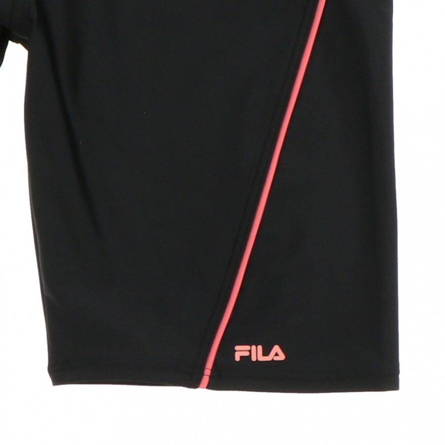 FILA フィラ レディス 水泳 フィットネス水着 無地脇ロゴ