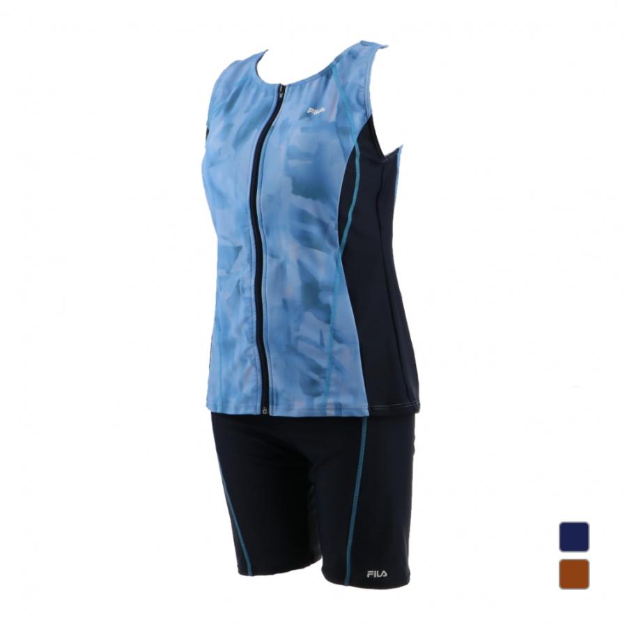 FILA（フィラ） レディス 水泳 フィットネス水着 タイダイPTZIP