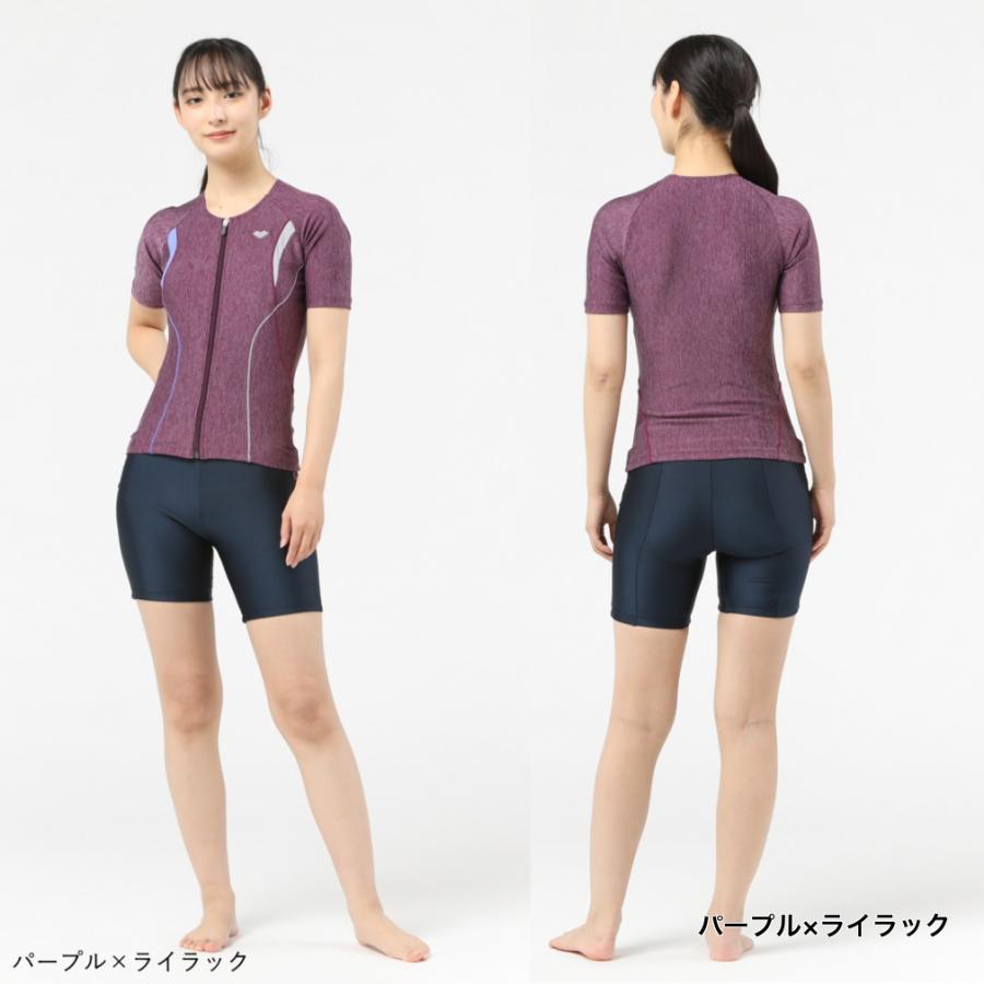 【 arena 】 水泳 フィットネス水着 袖付きセパレーツ　キャップ3点セット アリーナ（arena） レディス 水泳 フィットネス水着 キャップ ゴーグル