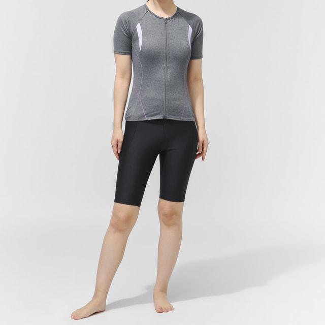 TIGORA（ティゴラ） レディス フィットネス水着 半袖セット TR
