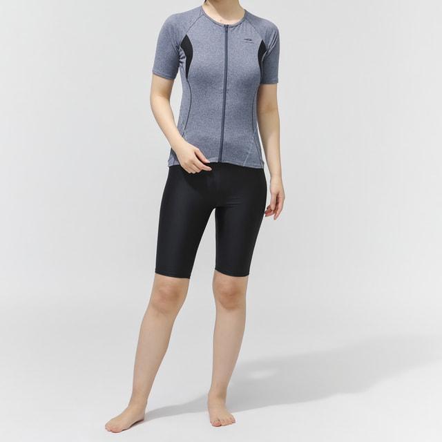 TIGORA（ティゴラ） レディス フィットネス水着 半袖セット TR