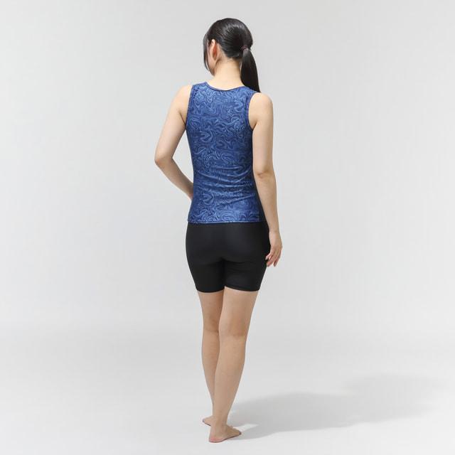 TIGORA（ティゴラ） レディース 水泳 フィットネス水着 ノースリーブ