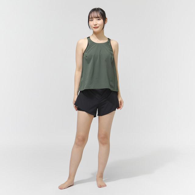 TIGORA（ティゴラ） レディース 水泳 フィットネス水着 ノースリーブ