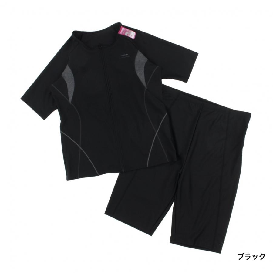 TIGORA（ティゴラ） レディス フィットネス水着セット 半袖セット
