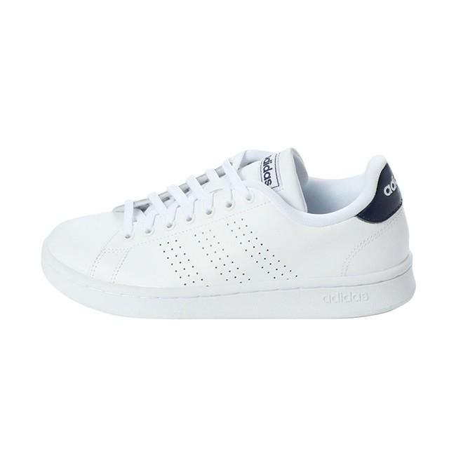 アディダス Advancourt Lea U F メンズ レディース スニーカー ホワイト ネイビー Adidas 白スニーカー 白靴 通学スニーカー 白スクールシューズ 通学靴 アルペン Paypayモール店 通販 Paypayモール