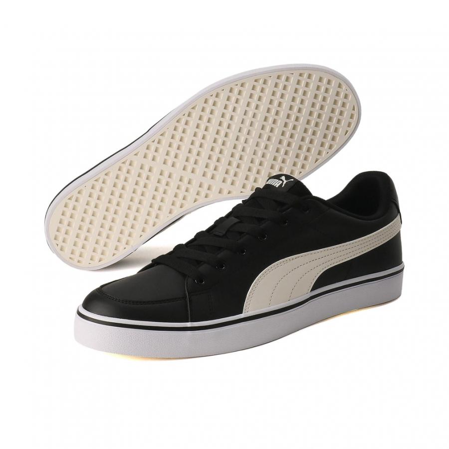 PUMA プーマ V コート バルク 389907 02 スニーカー : ブラック PUMA プーマ V コート バルク 389907 02 スニーカー : ブラック