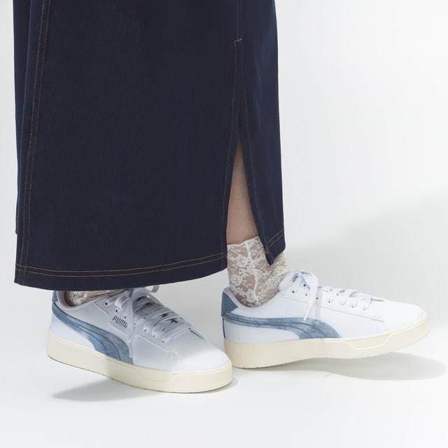 PUMA（プーマ） スマッシュ ベル デニム 407401 01 レディース 厚底