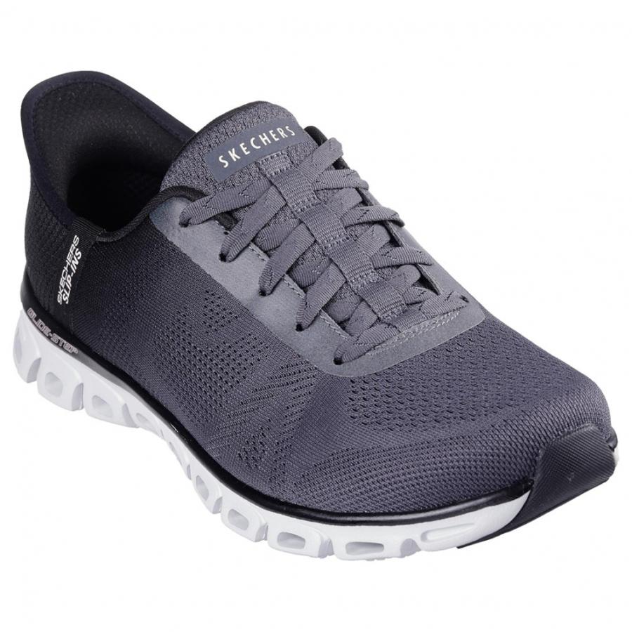 黒誠 スケッチャーズ SKECHERS レディース スニーカー スリップインズ SLIP