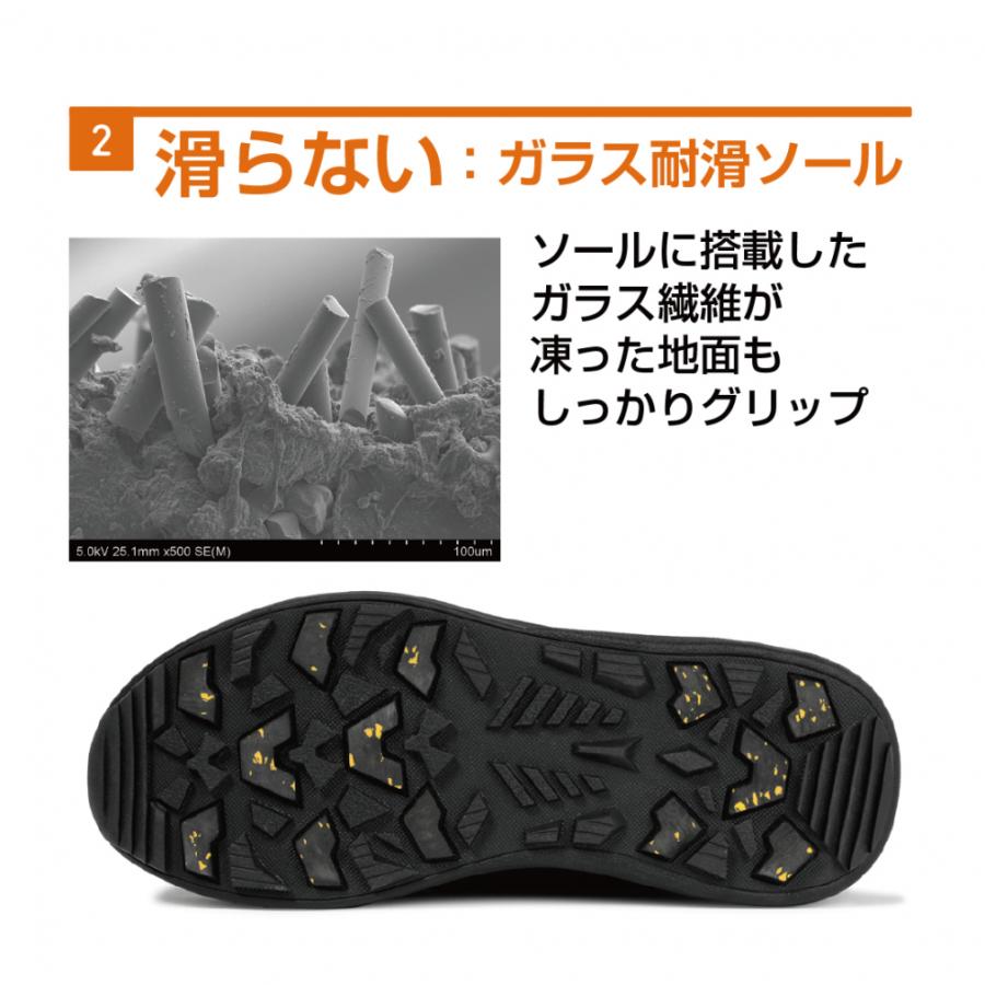 TIGORA（ティゴラ） アルミ蓄熱ミッドブーツBK V TRC3525BK ウィンター
