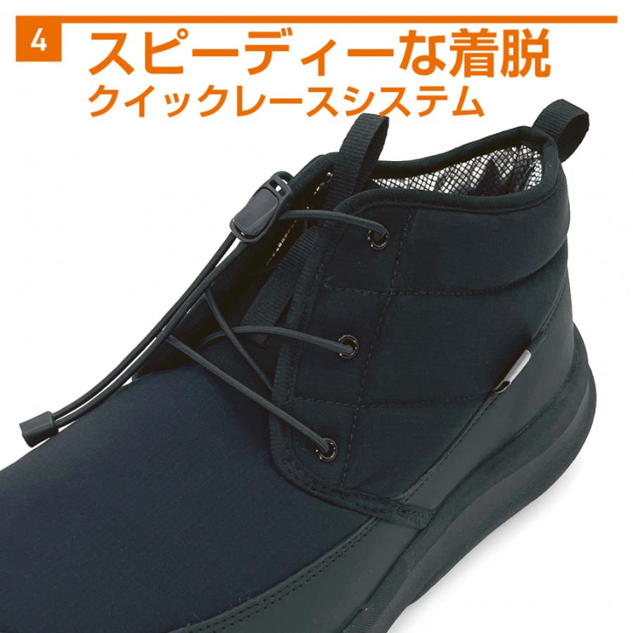 TIGORA（ティゴラ） アルミ蓄熱チャッカ IVBK TRC3504BK ウィンター