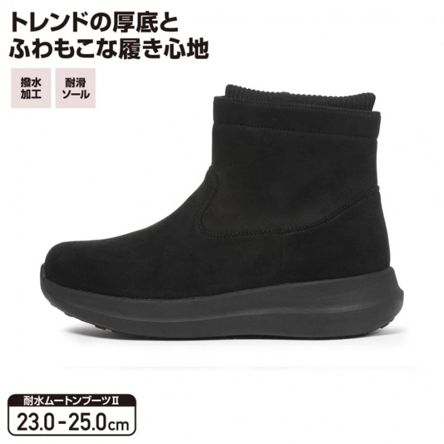 TIGORA（ティゴラ） 耐水ムートンブーツ UBK TRC2504BK レディース