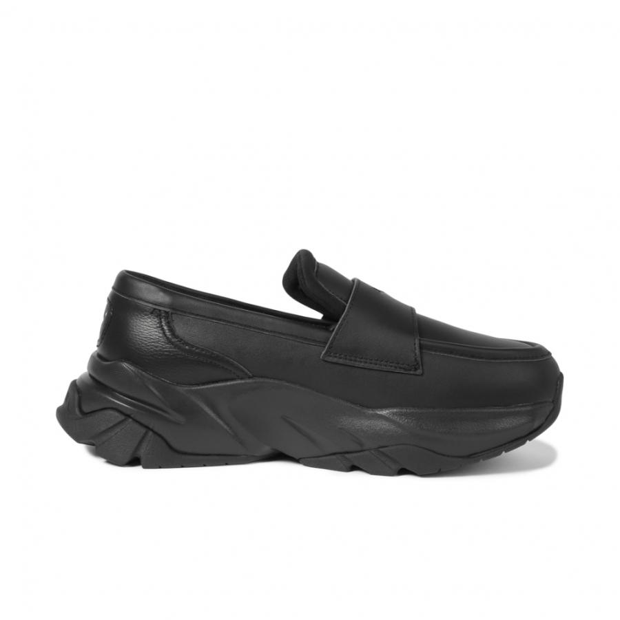 PUMA ウィメンズ ローファースニーカー 24センチ ブラック 厚底 PUMA（プーマ） ウィメンズ ローファー LOAFYR ウィメンズ 397730