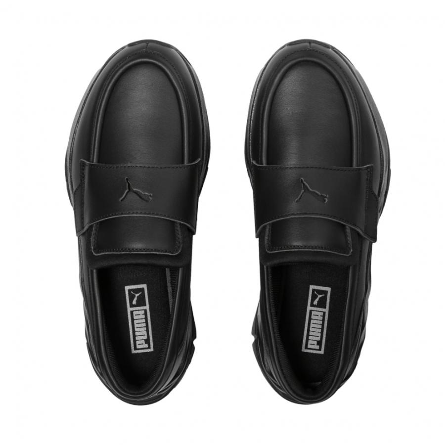 【ご試着のみ】PUMA24.5㌢LOAFYR WNS 厚 底　ローファー　黒 PUMA（プーマ） ウィメンズ ローファー LOAFYR ウィメンズ 397730