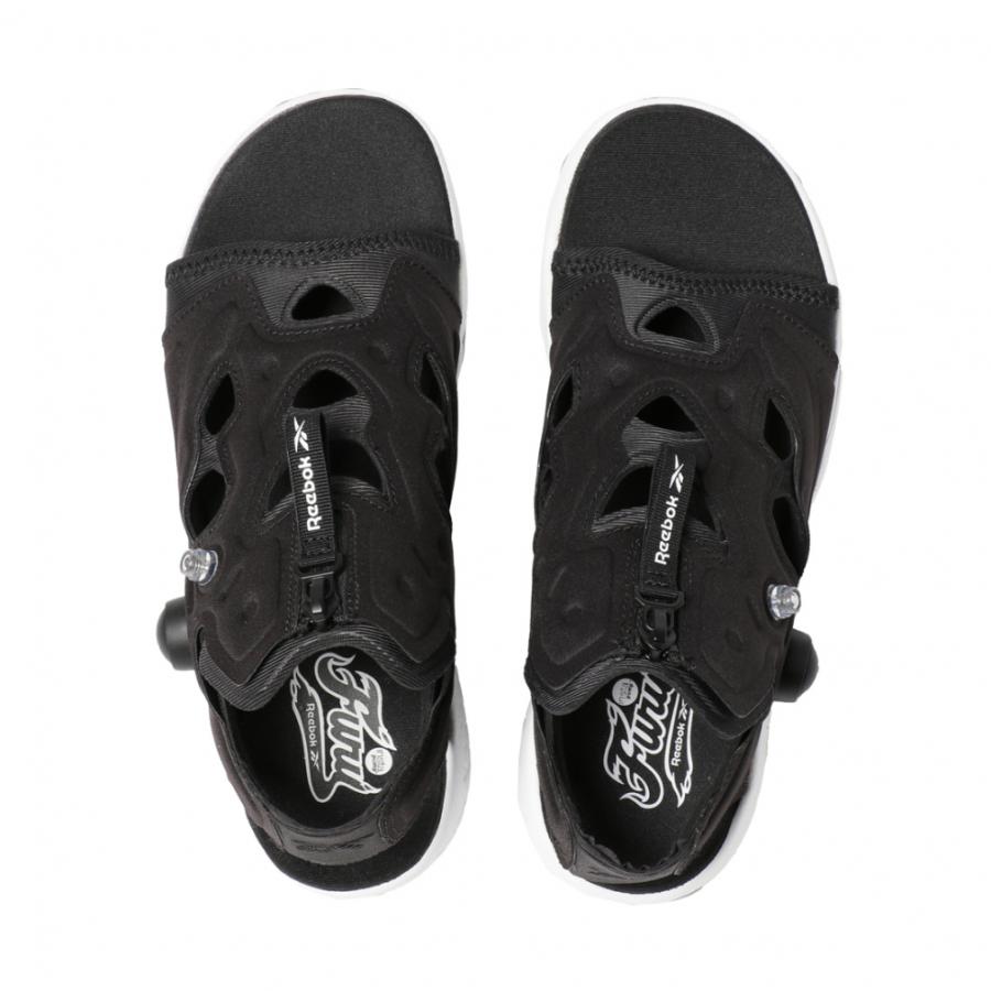 リーボック インスタポンプフューリー サンダル ジップ INSTAPUMP FURY SANDAL ZIP 100202019 レディース スポーツサンダル ： ブラック Reebokの画像