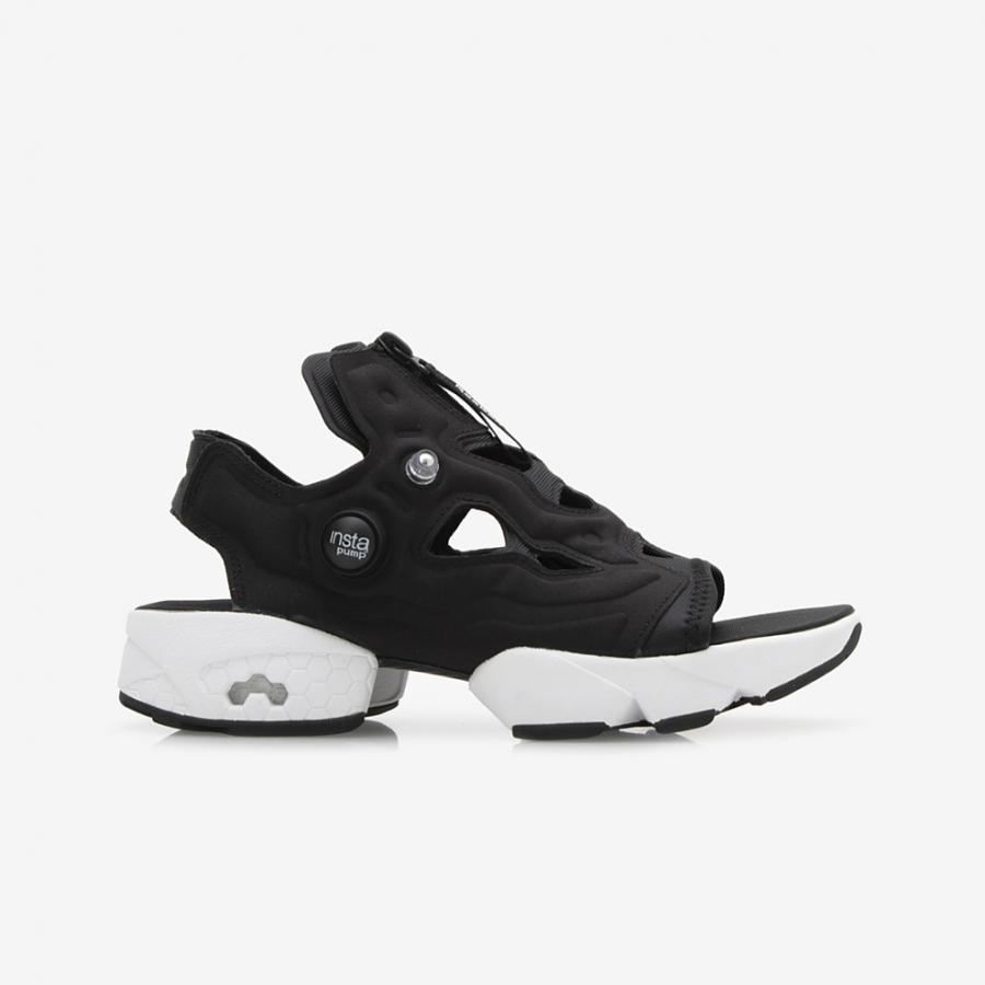 リーボック インスタポンプフューリー サンダル ジップ INSTAPUMP FURY SANDAL ZIP 100202019 レディース スポーツサンダル ： ブラック Reebokの画像