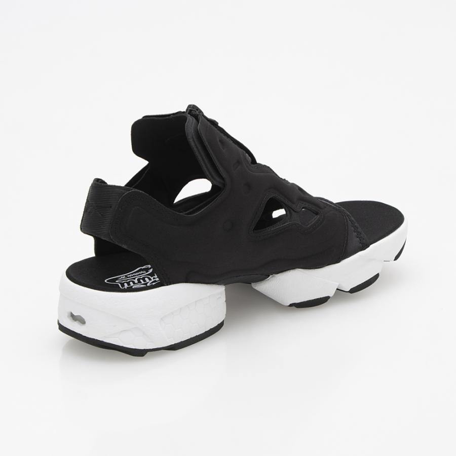 リーボック インスタポンプフューリー サンダル ジップ INSTAPUMP FURY SANDAL ZIP 100202019 レディース スポーツサンダル ： ブラック Reebokの画像