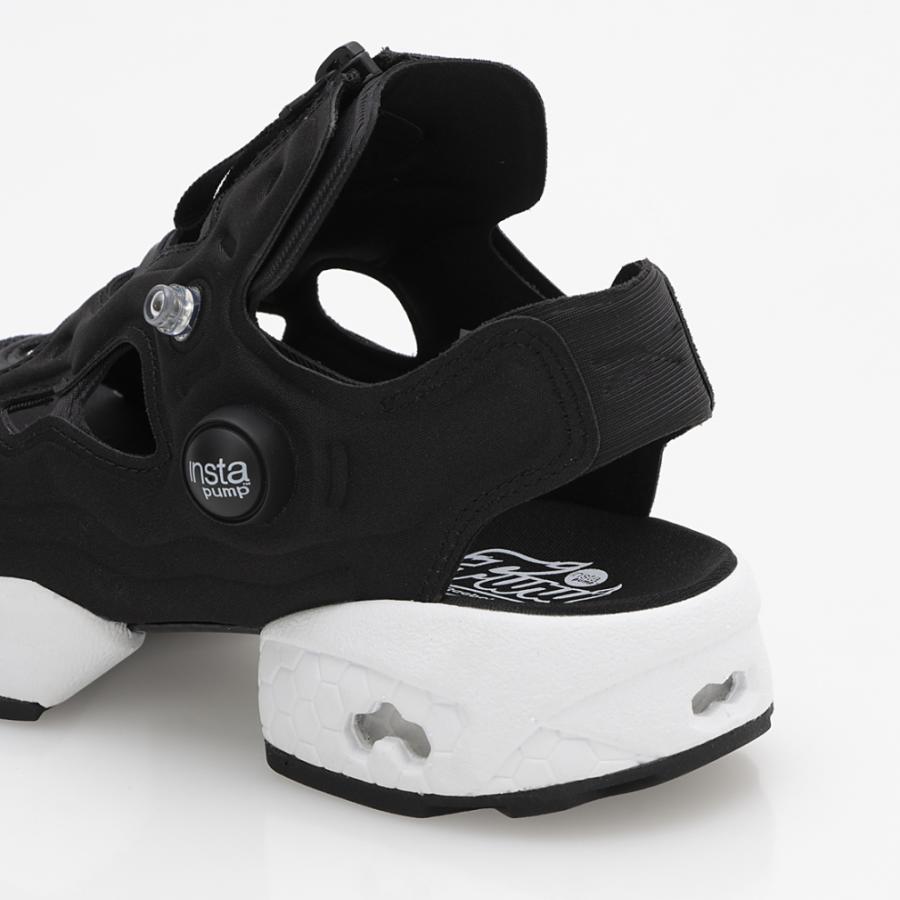 リーボック インスタポンプフューリー サンダル ジップ INSTAPUMP FURY SANDAL ZIP 100202019 レディース スポーツサンダル ： ブラック Reebokの画像
