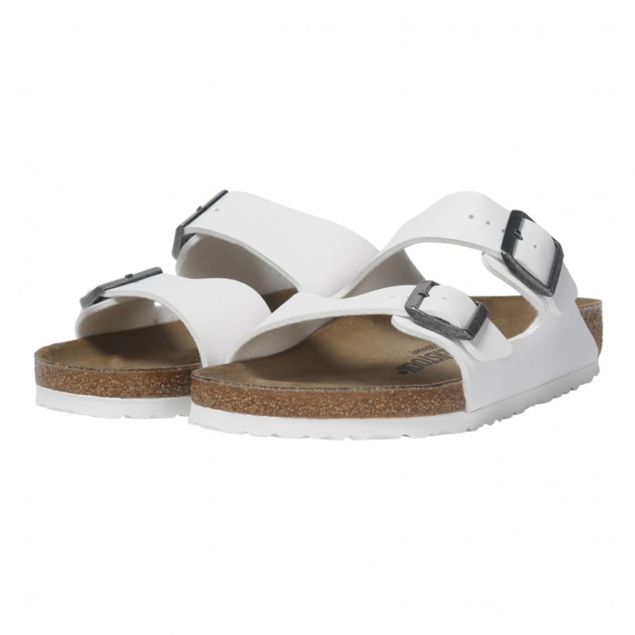 BIRKENSTOCK ホワイト フラットサンダル 38 Amazon.com | Birkenstock, White, 8 US Women/6 US Men | Slides