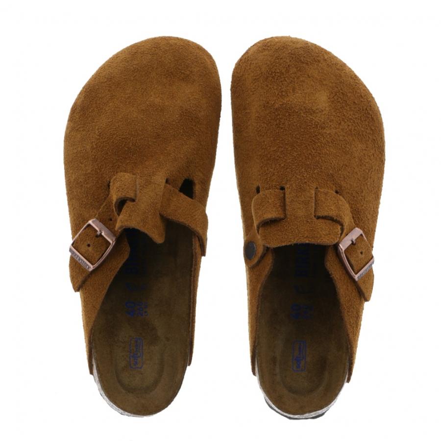 BIRKENSTOCK BOSTON ボストン 43（28cm） キャメル BIRKENSTOCK BOSTON SOFT FOOTBED SUEDE ( NARROW FIT ) MINK